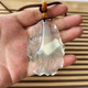 Natural Xiuyan Jade Pendant Lettuce Necklace Original Real Shot A Genuine Xiuyan Jade Pendant White Ice Material Sweater Chain