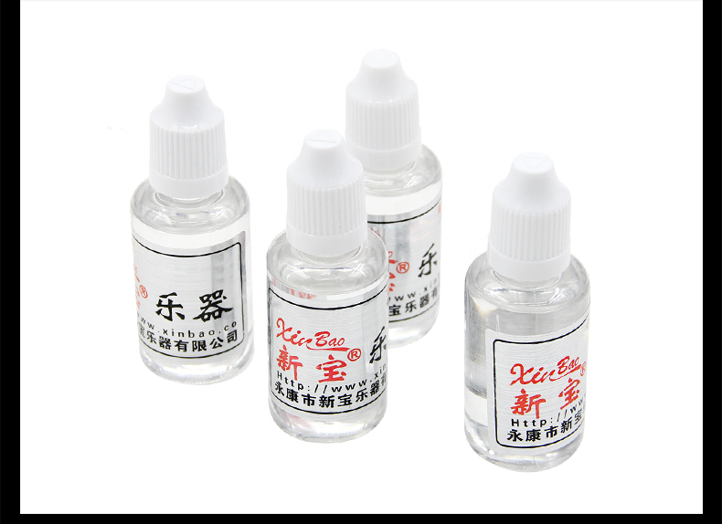 Xinbao Nhạc cụ Dầu bôi trơn nhỏ Dầu phụ kiện dầu Pít-tông Phụ kiện đồng thau Dầu chống gỉ 30ML - Phụ kiện nhạc cụ bộ dây đàn guitar classic