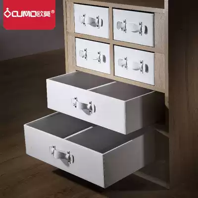 Omo leather Plaid draw wardrobe storage box storage box wardrobe drawer cloakroom underwear box box storage box