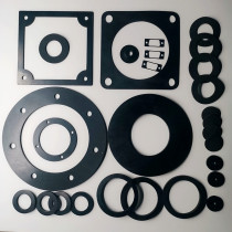 FKM RMBthree B-C EPDM flame retardant fluoroglue cork rubber living receiving flat cushion ventilation duct flange sealing gasket