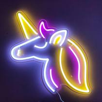  INS led acrylic backplane neon girl heart shop decoration light Flamingo unicorn light customization