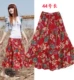 2019 Váy hoa boho In Váy linen lớn Váy phong cách dân tộc Váy hoa anh đào màu xanh - Váy