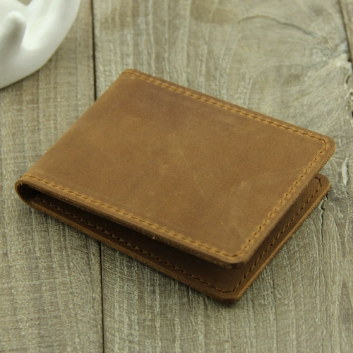 Сумка для водительских прав из воловьей кожи ручной работы, сумка для водительских прав первого слоя из кожи Crazy Horse, слот для карт, держатель водительских прав, кожаный чехол для автомобиля, мужской винтаж