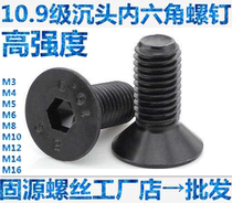 5mm high strength flat head countersunk head hexagonal screw M6M5 * 8101216202530354050 flat cup screws