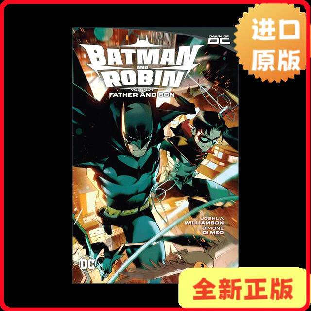 [Original Edition] Batman and Robin 1 Father and Son Batman and Robin Volume 1 Father and Son Dc Comics Joshua Williamson English Edition [9781779527004]