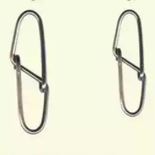 Yongmiao 2020 diamond double buckle pin fishing gear accessories fishing group connecting ring stainless steel adhesive hook 10 sets