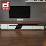 Телевизионный залив Комбинированный телевизионный шкаф Современная простота, легкая роскошная творческая многофункциональная северная телевизионная шкаф.