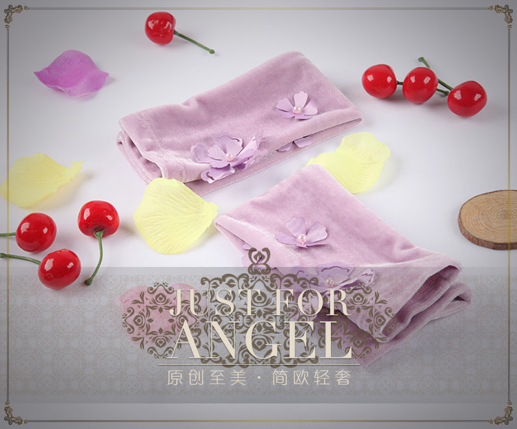 Gants pour fille I NATURAL ANGEL en velours - Ref 2150085 Image 7