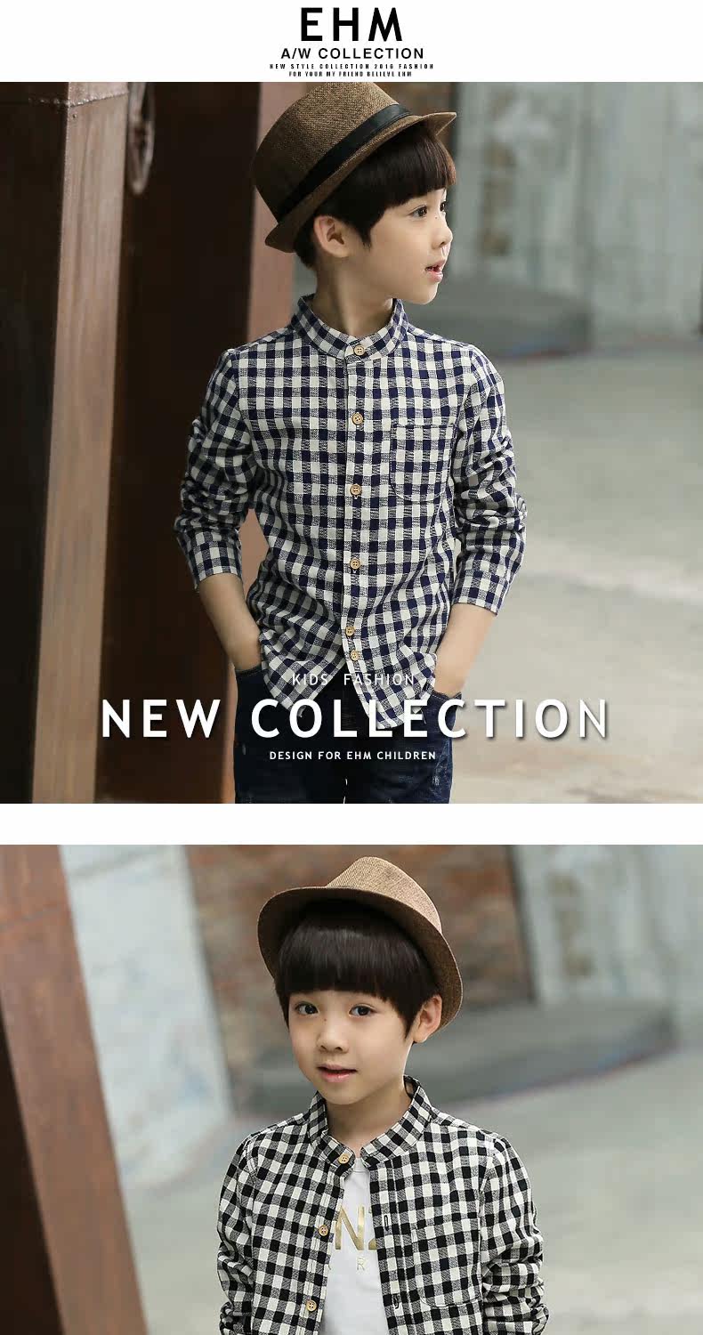 Chemise garcon à manche longue - Ref 2072918 Image 17