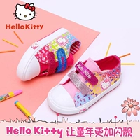 Hello Kitty, hello kitty, тканевые дышащие повседневные низкие эспадрильи на плоской подошве, коллекция весна 2022 года