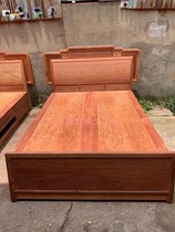 Vietnam mahogany furniture rosewood semi-finished products Myanmar rosewood bed Mahogany large bed panel two pieces of 4 pieces 1 0