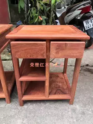 Vietnam mahogany furniture Myanmar pear semi-finished big fruit red sandalwood tea cabinet simple and practical parts blank