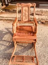 Vietnam mahogany furniture rosewood semi-finished products Myanmar Rosewood rocking chair Comfortable health care material selection Custom good material