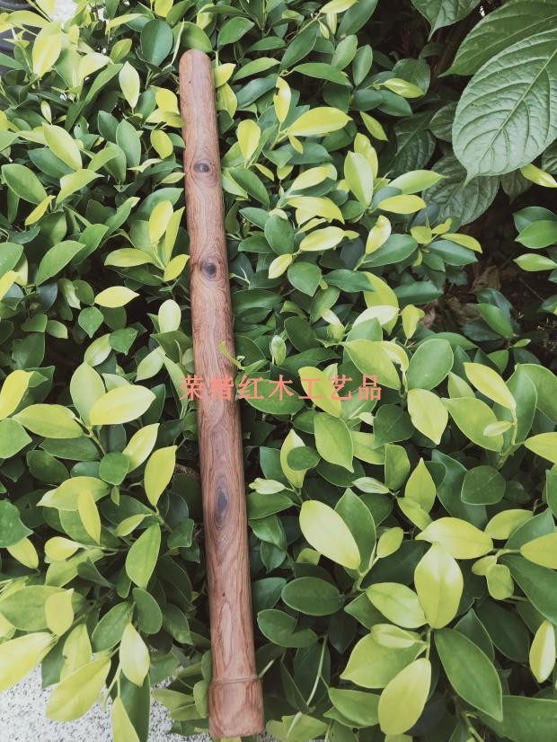 Yue mahogany craft gifts decoration rosewood Myanmar rosewood self-defense stick whole wood grimace pattern beautiful car wear safety