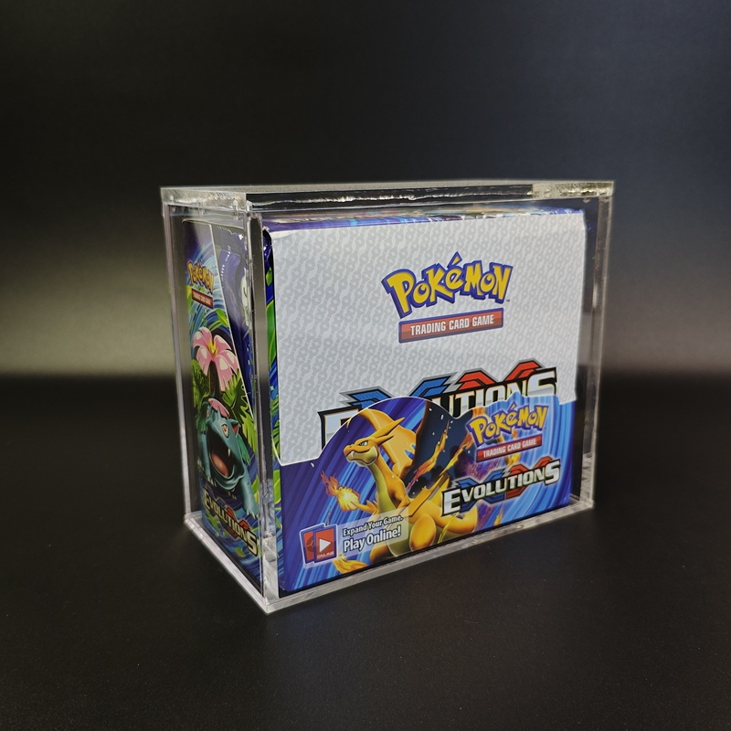 American Version 36-Pack Booster Evolutions Pokémon Dustproof Acrylic Display Box Magnetic Version