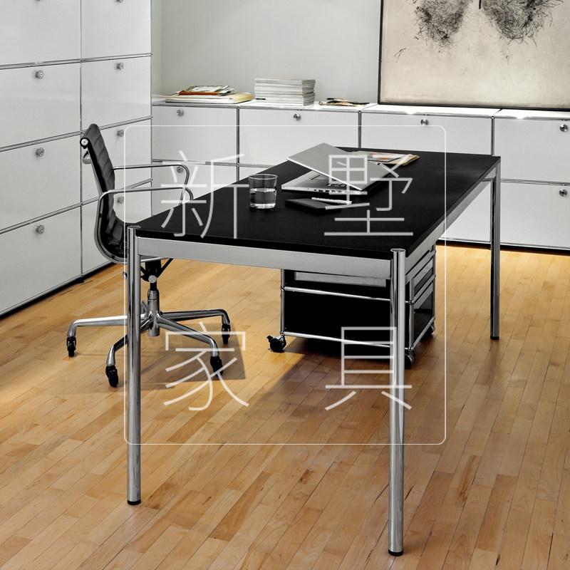 Nordic Metal Conference Table Desk Modern Extreme Minimalist Table Bench Table Desk Table Desk Long Strip Table