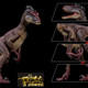 Ben Xin Nan's domestically produced light Jurassic Velociraptor movable series dinosaur boy adult model toy hot sale