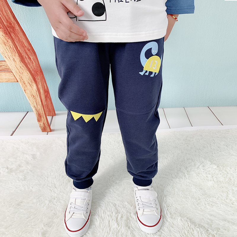 Yangqi childrens sweatpants bông Hàn Quốc phiên bản của quần âu bé 2020 mùa xuân váy trẻ em mới quần triều.