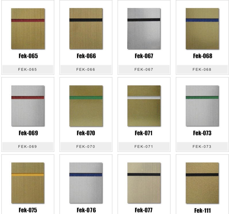 Two-Color Plate with Fulcon Metal Surface, Gold Brushed and Silver Brushed Two-Color Plate, Size 60X 120cm Mm, Thickness 1.5 mm Two-Color Plate with Fulcon Metal Surface, Gold Brushed and Silver Brushed Two-Color Plate, Size 60X 120cm Mm, Thickness 1.5 mm