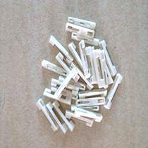 White plastic pin diy badge badge badge number plate pin Two-color plate plastic pin Safety pin