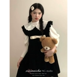 Японская кукла, осеннее милое платье, мини-юбка без рукавов, кукольный воротник, новая коллекция, подходит для подростков