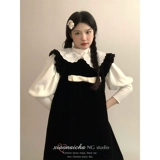 Японская кукла, осеннее милое платье, мини-юбка без рукавов, кукольный воротник, новая коллекция, подходит для подростков