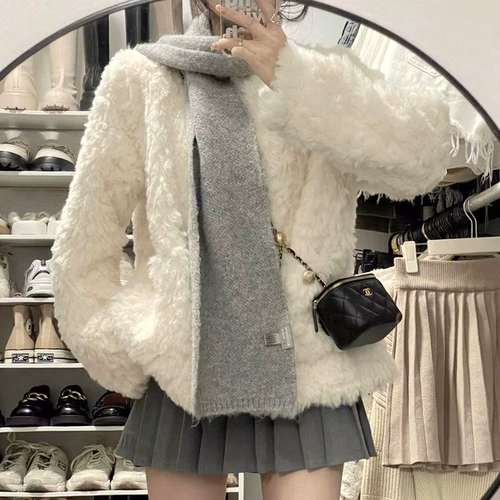 Пуховик, бархатная куртка, юбка, чай, комплект, изысканный стиль, в стиле Шанель