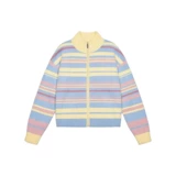 Трикотажный осенний кардиган, дизайнерский свитер с молнией, куртка, тренд сезона