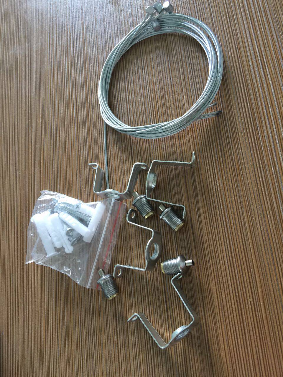 Chandelier wire wire rope panel light accessories steel wire hanging wire flat panel light integrated steel wire sling rope accessories