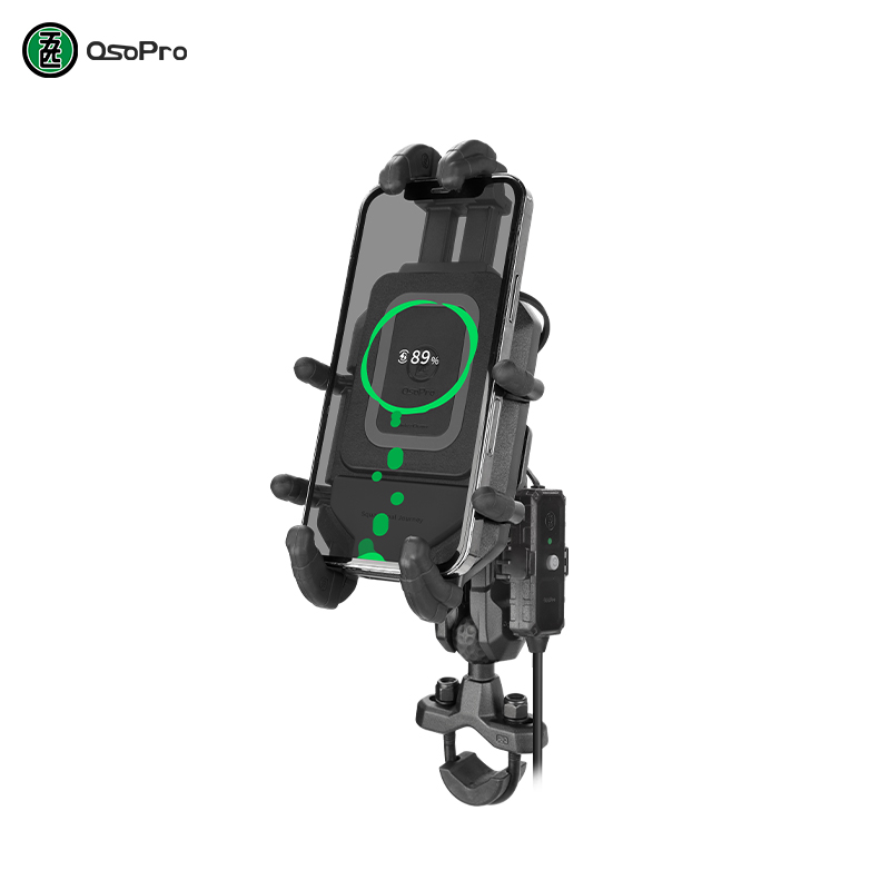 Five posopro shock absorbing version Motorhead 12 7-33mm Variable Diameter Chia Shell Wireless Charging Cell Phone Holder-Taobao