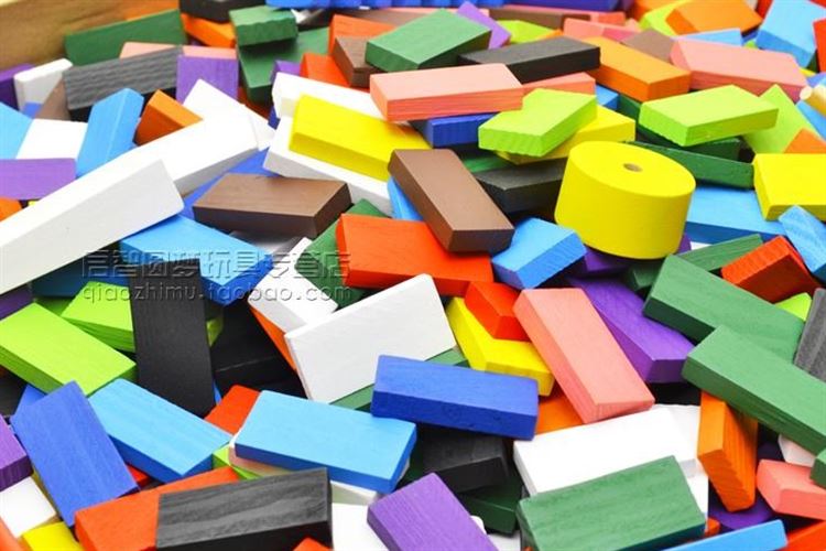 Trẻ em Building Blocks Đồ Chơi Bé Trai và Bé Gái Domi Luo Domino Câu Đố Domino Lớn Nomi Domino Triệu Thẻ