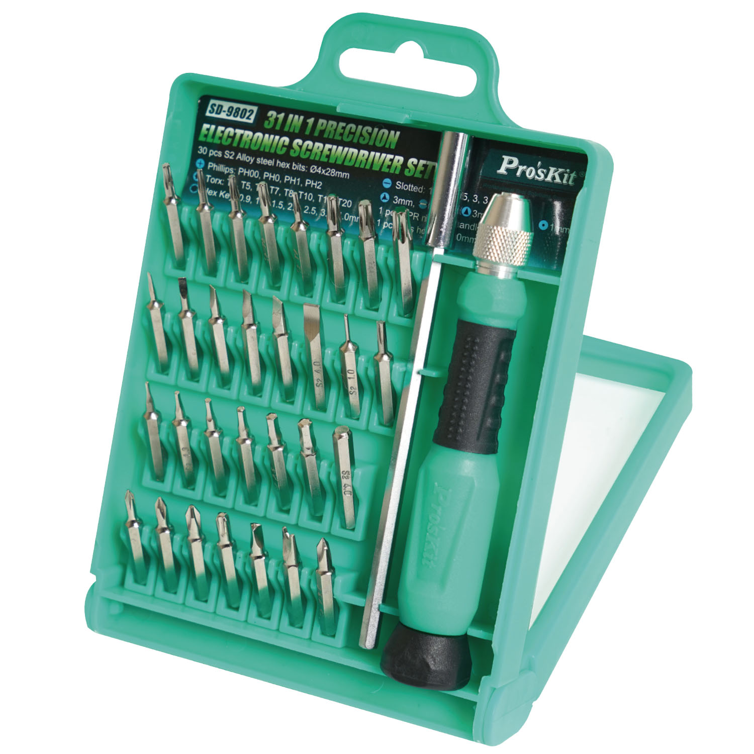 Taiwan's Baoworkers Proskit SD-9802 31 Hop 1 Multi-functional Precision Screwdriver Group Notebook Mobile Phone Demolition