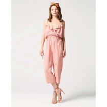 Lady Giles High waist harnesses Broadleg One-piece Pants Withdrawal Cabinet Slightly Flawless No Withdrawal Does Nt Mind Shooting