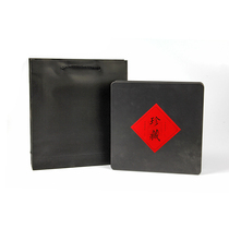 White tea box empty gift box Puer can tin tin box metal cake tea box 357g universal tinplate retro