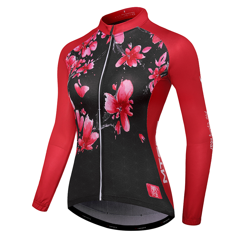 MTSPS women's cycling clothing long-sleeved spring and autumn winter team cycling clothing cycling shirt personalized custom factory direct sales