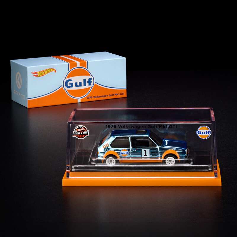 Hot Wheels Rlc 1/64 1976 Volkswagen Golf Mk1 Gti Gulf Oil Gulf