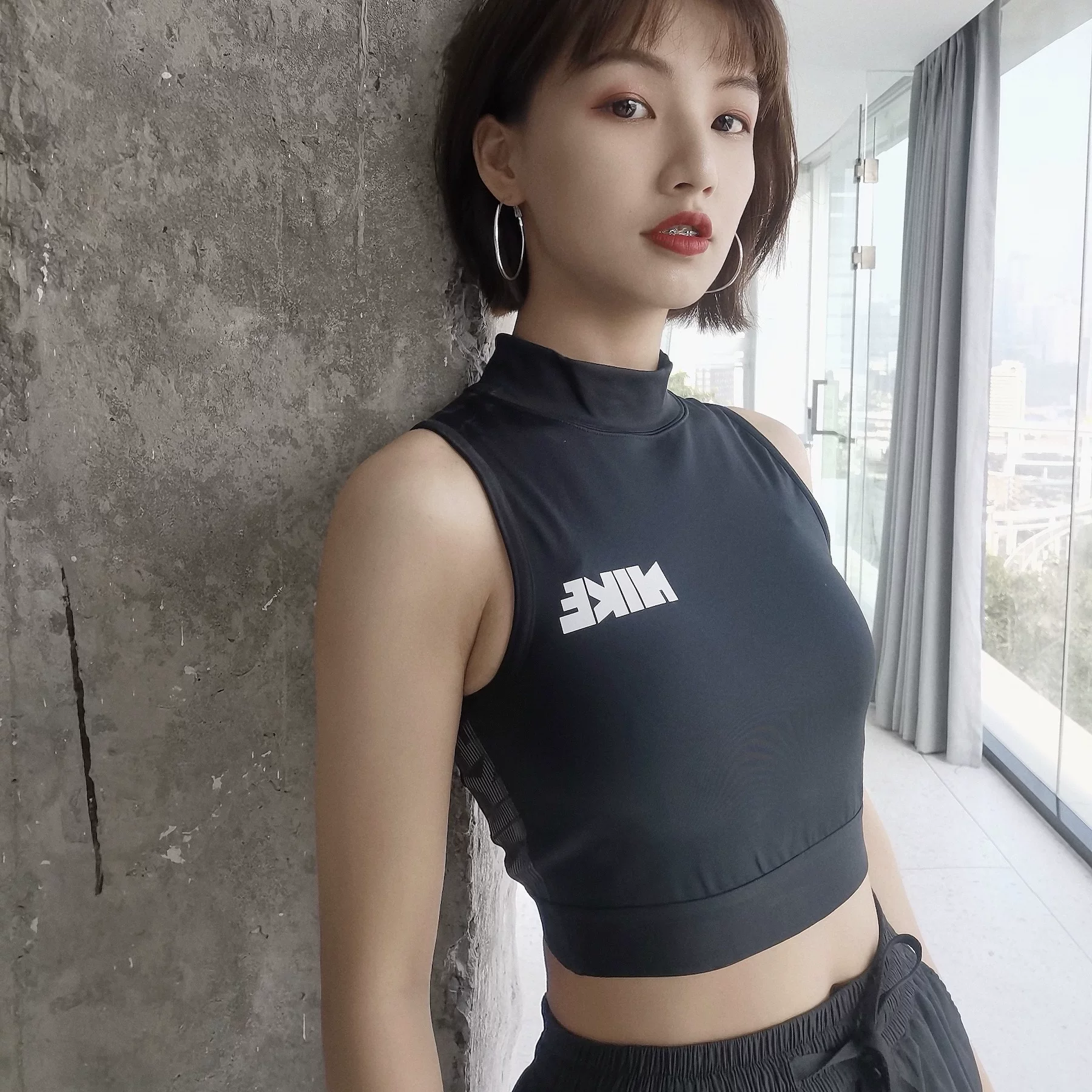 Спот NikeLab Sacai топ-корсаж для женщин стиль повседневный спортивный жилет