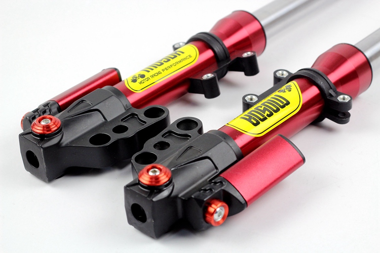 Giảm xóc trước MOSDA 30 giảm xóc trước giảm xóc giảm tốc độ điện tốc độ Ff rùa nhỏ sửa đổi WISP bất hợp pháp Stitch - Xe máy Bumpers phuộc nhún xe dream