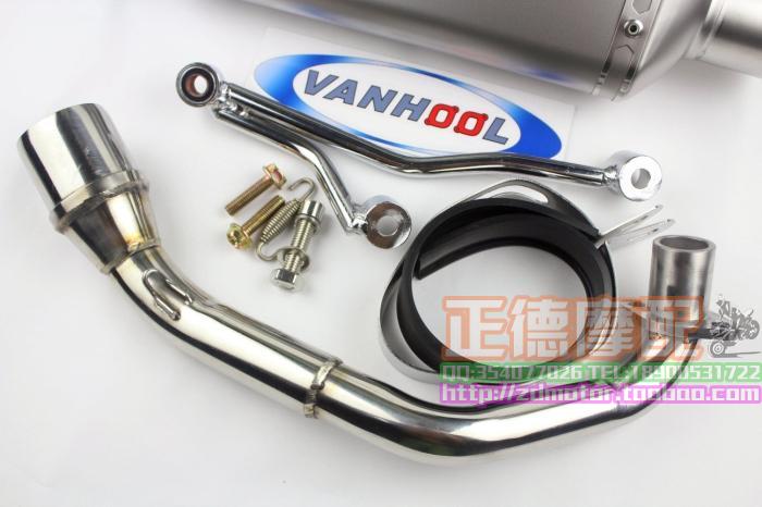 Video Piaggio FLY125 Typhoon 125 RAI Refit Vanhool Carbon Fiber Scrub Hex ống xả - Ống xả xe máy bô xe ex 135