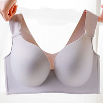 No trace size bra fat mm underwear women ultra-thin glossy no steel ring gather full Cup sexy vest bra