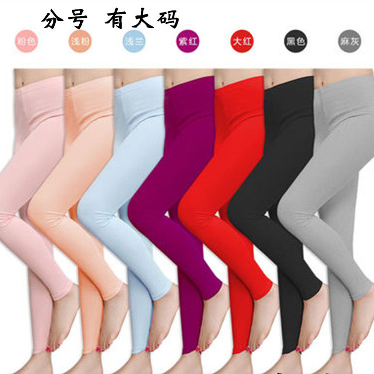 Lady Single Piece Sanitary Pants Pure Cotton Thin slim fit Gats up overweight Overweight Spring Autumn Season Warm Pants Elastic Body Inner Lap Pants