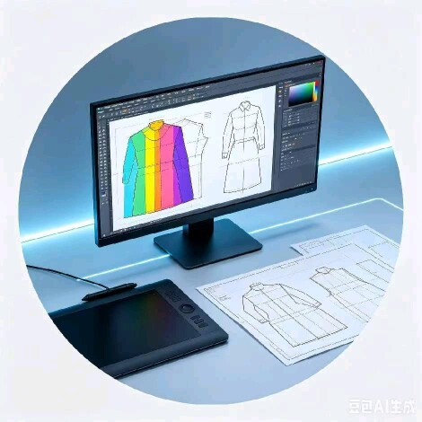 顺裁源供工厂大众服装纸样店的LOGO