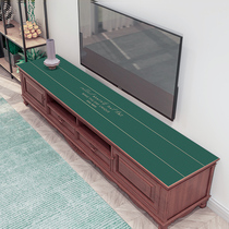 Nordic TV cabinet cover cloth rectangular leather pvc tablecloth Modern simple waterproof oil-proof and dust-proof leave-in mat