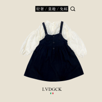 Little Public Event@Girls  Suit (LVDGCK)Italian childrens dress Little girl sundress shirt two-piece set