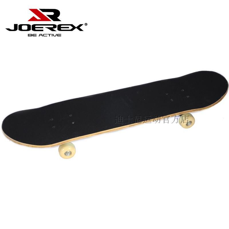 JOEREX Zoudis Competition Skateboard Cool Maple Wood Double Seesaw Four Wheels Flying Skateboard Extreme Sports Brush Street