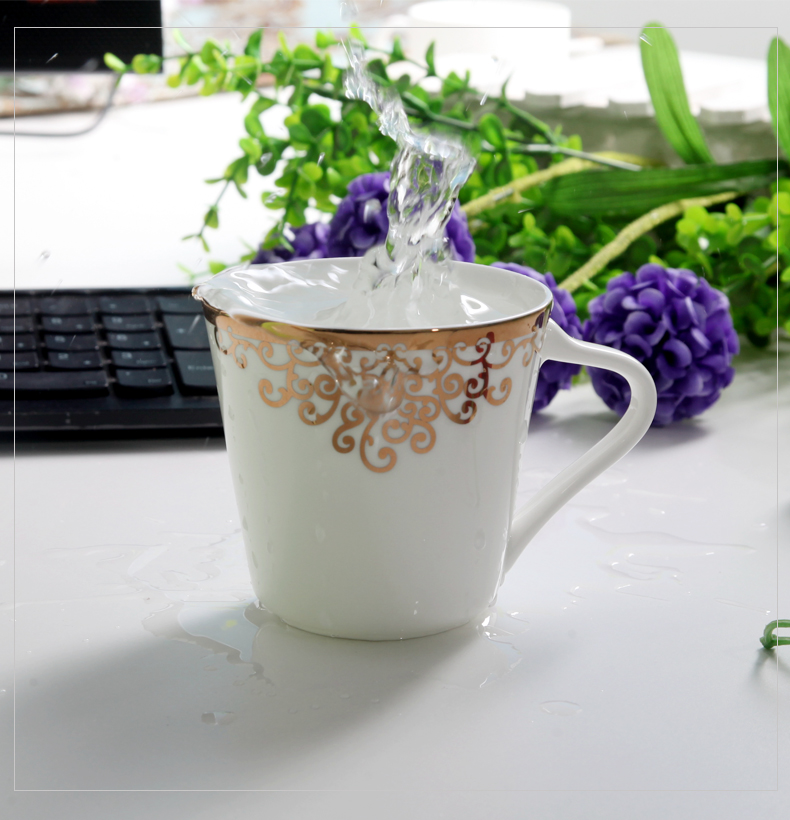 The Six home coffee cup ipads China up phnom penh small cup European eat cup of ceramic tea cup capacity of 240 ml