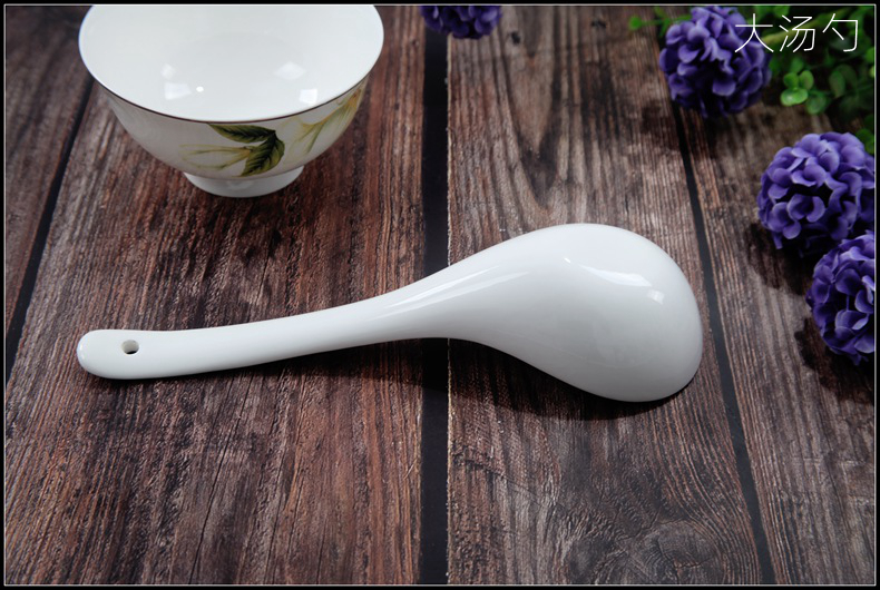 Yipin tang household spoons ipads China dinner spoon ceramic spoon porcelain spoon run small spoon to ultimately responds porridge spoon of rice dish