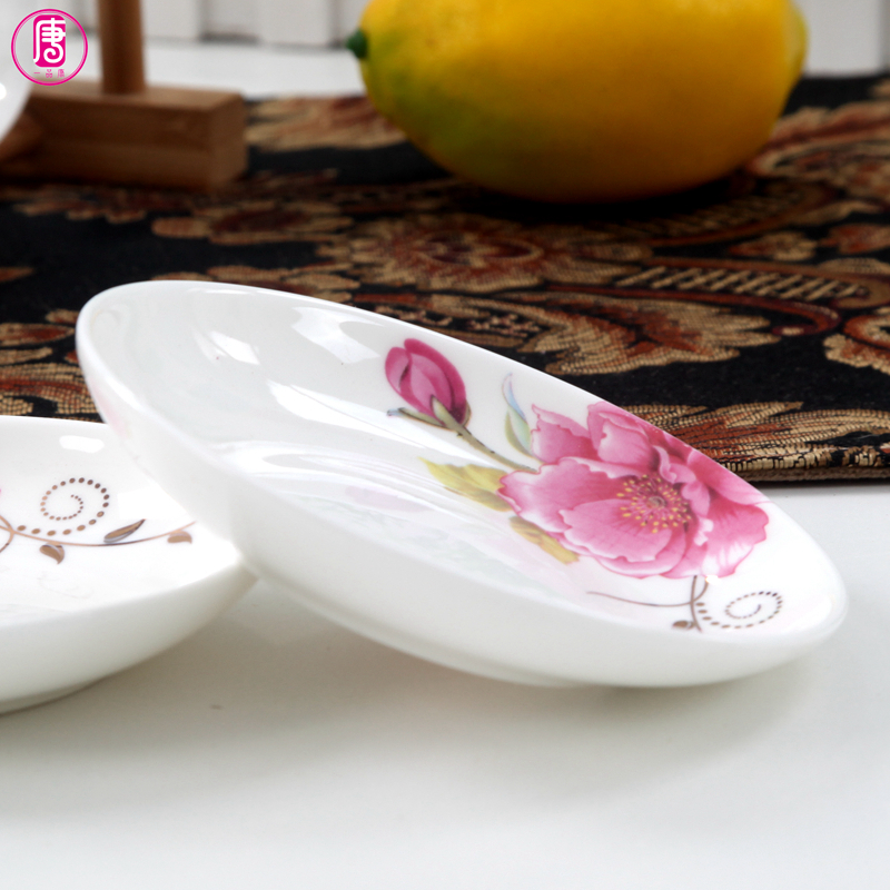 Yipin tang 4 inches of household snack plate ipads China dumplings vinegar dip plate disc mini small plate ceramic disc