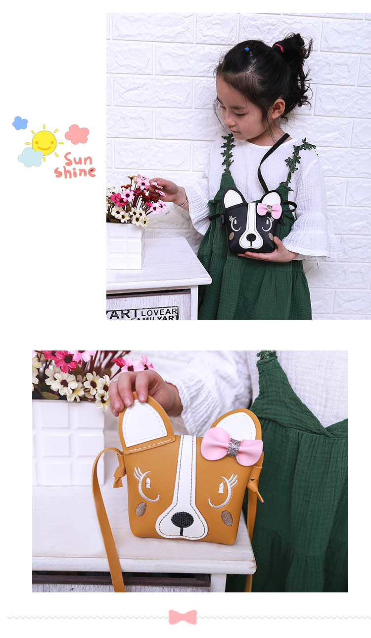 Cartoon Dog Head Shoulder Bag Image 2