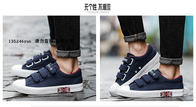 Mùa xuân trong cậu bé lớn Velcro giày vải nam và giày nữ 10 đôi giày thể thao màu trắng 11 học sinh 12 đôi giày 13 thoáng khí 15 tuổi giày tập gym nam